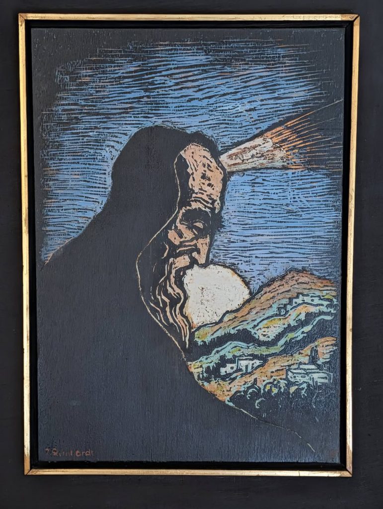 Jakob Steinhardt, Wood Relief, 1965