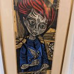 Irving Amen Woodcut, 1962