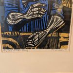 Irving Amen Woodcut, 1962
