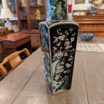 19 inch Antique Black Family Vase