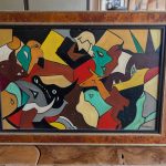 Jean Castanier (1903 – 1972), mid century oil on board