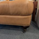 Tufted Leather Ottoman