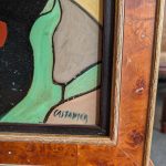 Jean Castanier (1903 – 1972), mid century oil on board