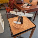 French Art Deco Handcrafted Model Airplane