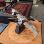 French Art Deco Handcrafted Model Airplane