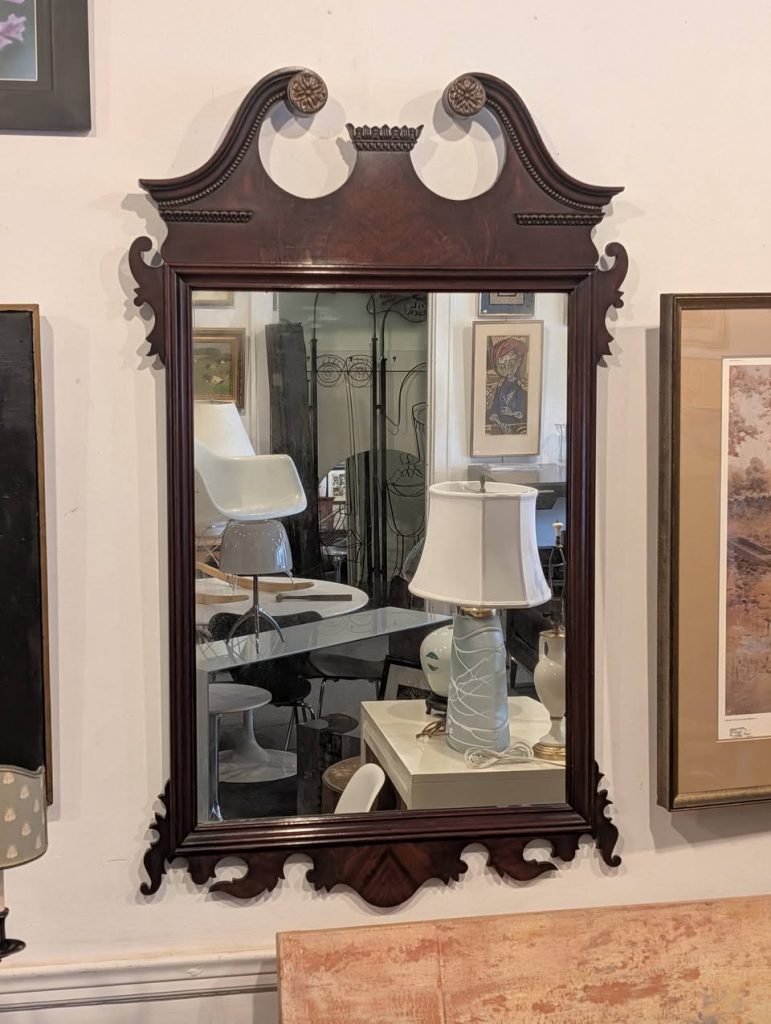 1930s English Chippendale Mirror
