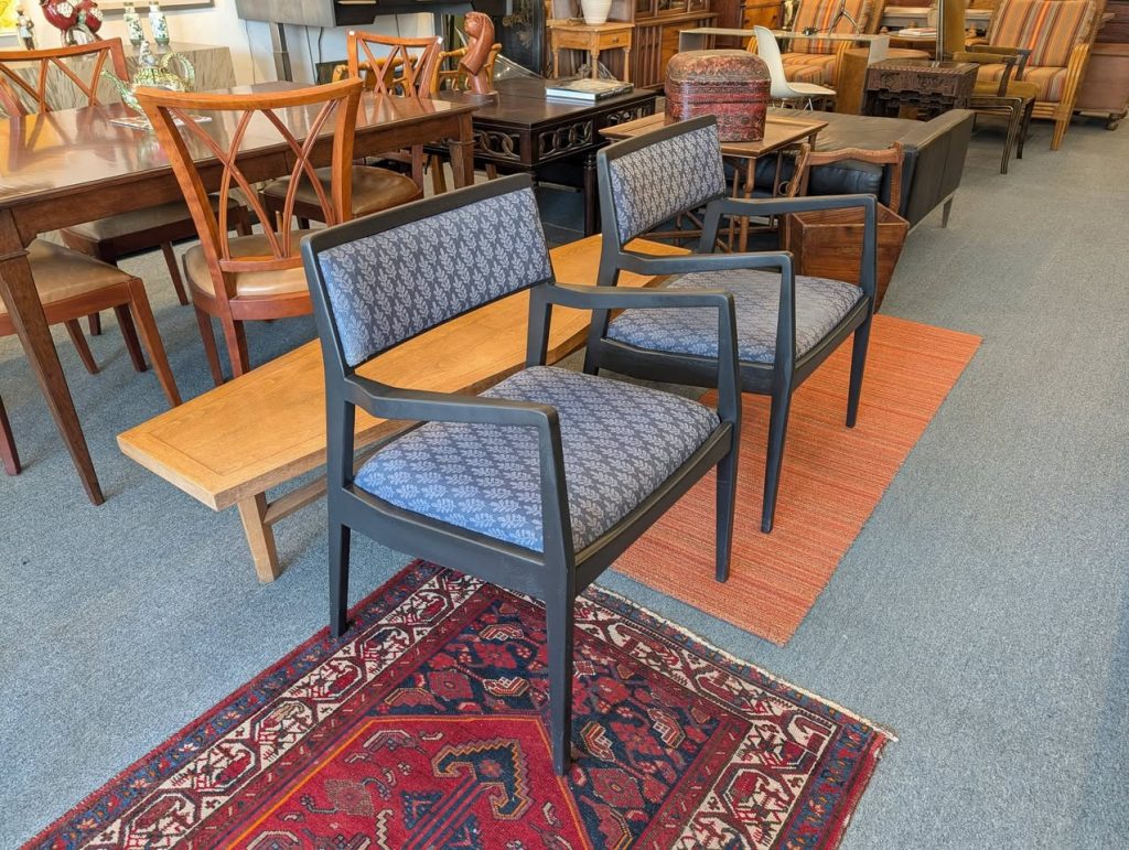 Pair Jens Risom Playboy Chairs