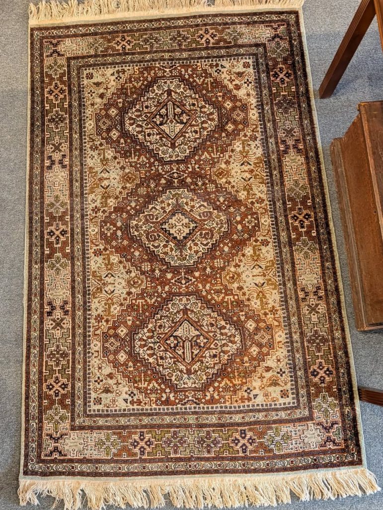 Vintage Hand Knotted Persian Rug, 4 x 7.