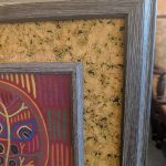Mid Century Mola Art. Very Well Framed