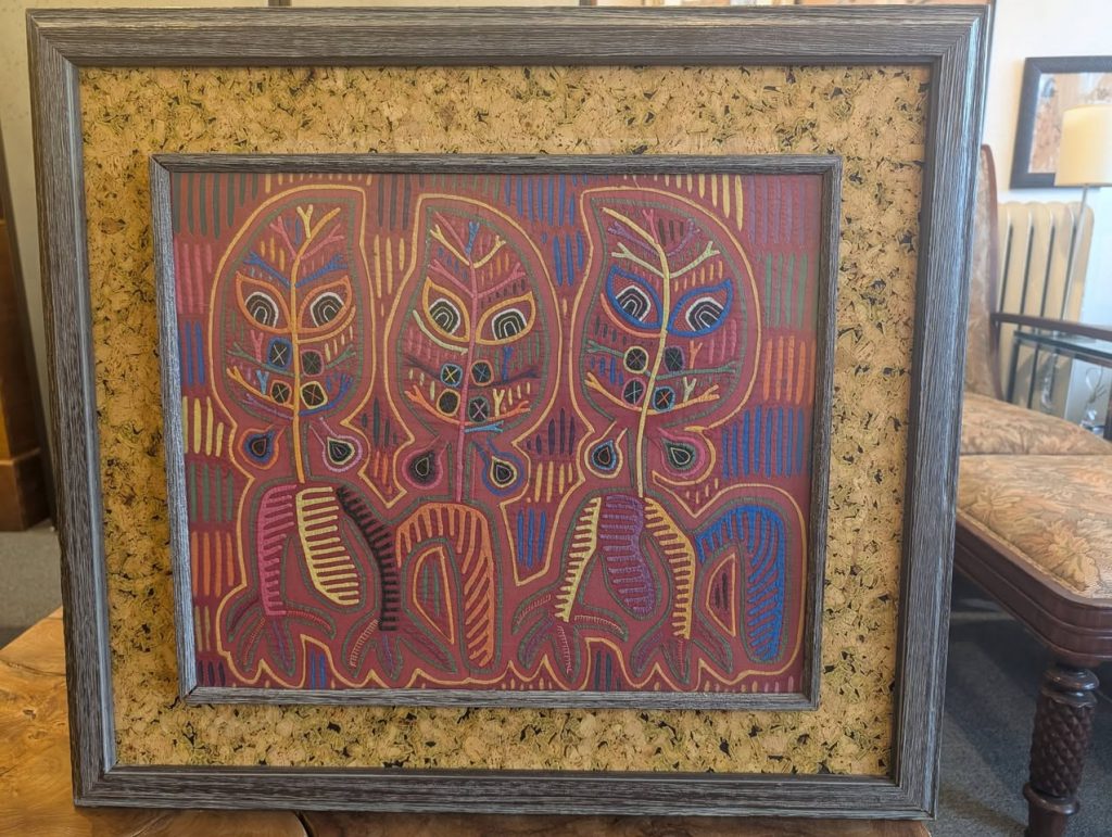 Mid Century Mola Art. Very Well Framed