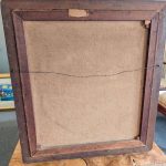 1940s Floral Painting in Original Frame