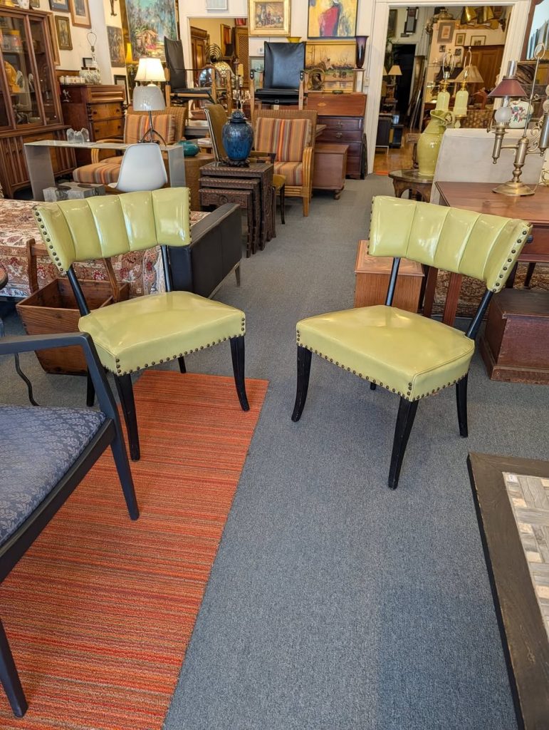 Pair Mid Century Chairs in the Manner of Billy Haines