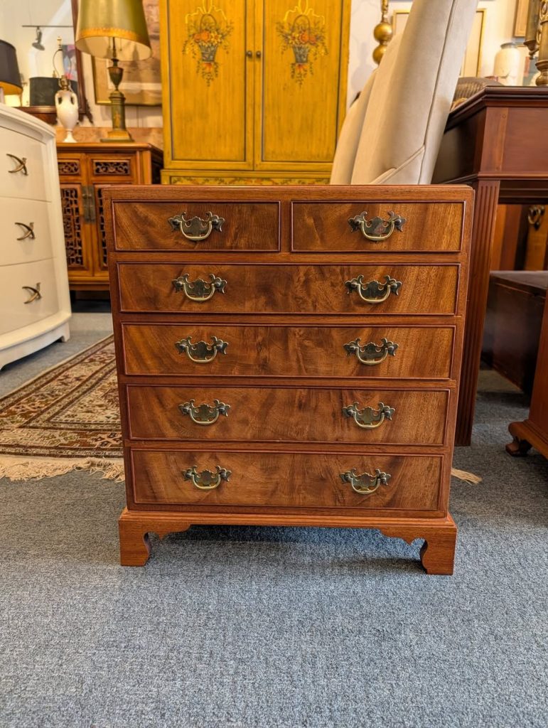 Miniature Chippendale 6 Drawer Chest