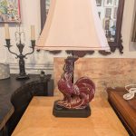 Shiwan Pottery Rooster Lamp