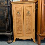 Bench Made Cabinet of Solid Figured Maple
