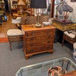 English Mahogany Bachelor Chest