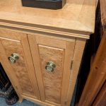 Bench Made Cabinet of Solid Figured Maple