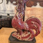 Shiwan Pottery Rooster Lamp