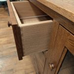 Amish Oak Entertainment Credenza