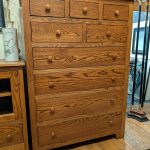 Amish Oak 9 Drawer Chest
