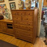 Amish Oak 9 Drawer Chest
