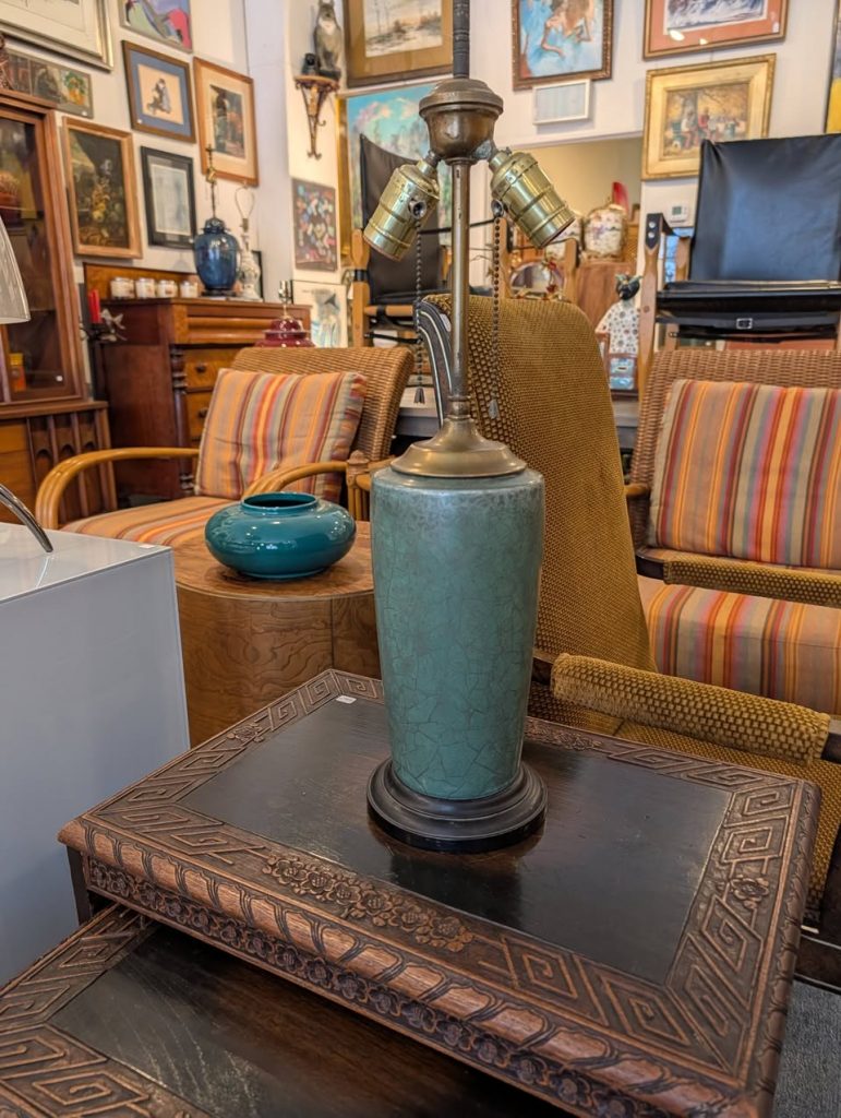 Early 20th Century Ceramic Lamp