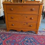 Antique Pine 3 Drawer Chest