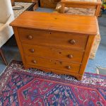 Antique Pine 3 Drawer Chest