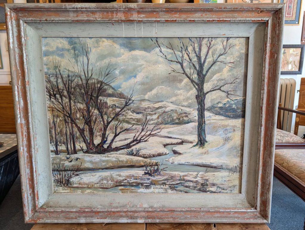 Antique Painting, Oil on Canvas