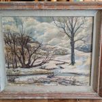 Antique Painting, Oil on Canvas