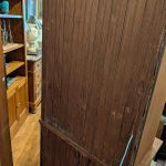 8.5 Feet Tall Narrow Pine Cabinet