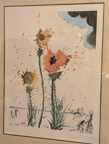 Dali, Hand Signed Ltd Ed., “Spring Explosive.”
