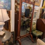 Full Length Antique Cheval / Standing Mirror
