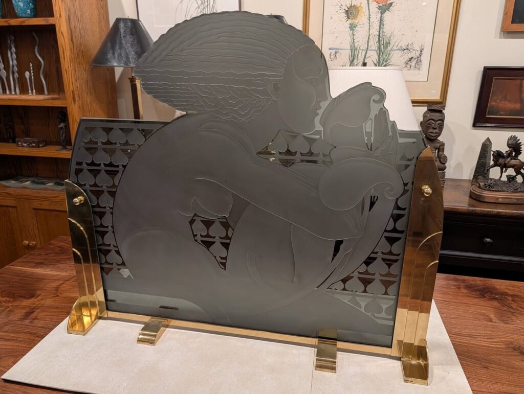 Dennis Abbe Art Deco Fireplace Cover