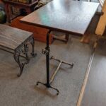 Adjustable Iron Bedside Table