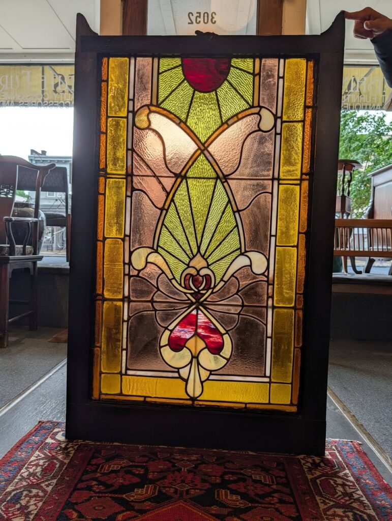Antique Stained Glass Window