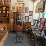 Pair Vintage Distressed Buffet Lamps
