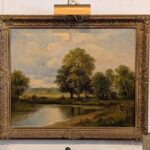 Antique Landscape Painting