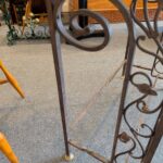 Hand Wrought Iron and Bronze Console Table