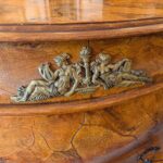 Mid Century Italian Bombe Chest