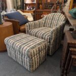 Fairfield Swivel Chair and Ottoman