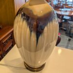 Fine flambe glaze table lamp