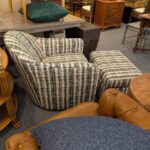 Fairfield Swivel Chair and Ottoman