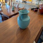 Arts and Crafts 7.75 inch Teal Rookwood Vase