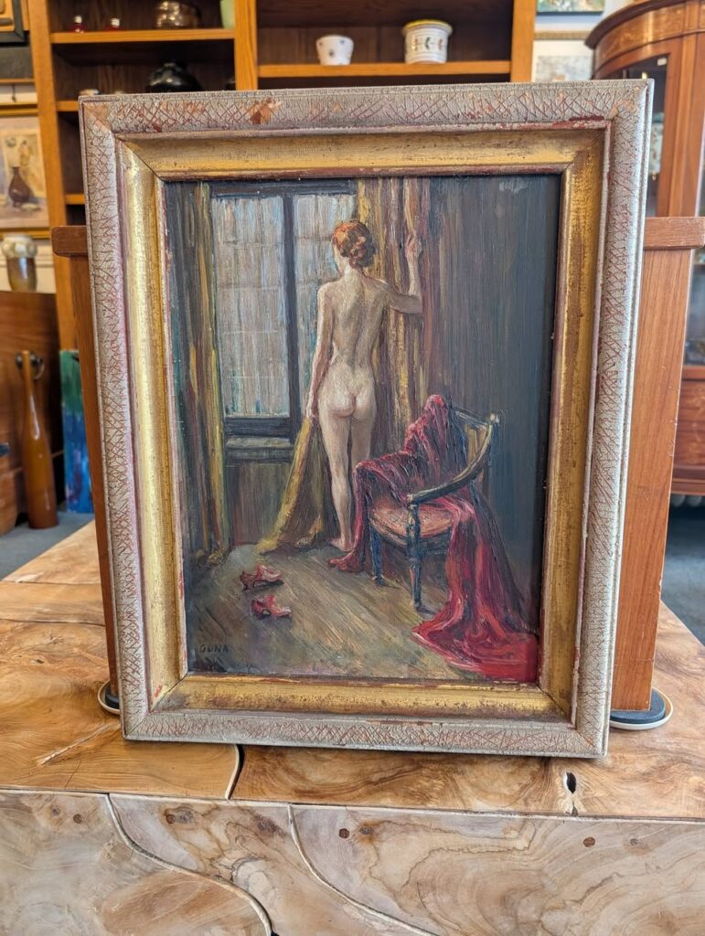 Geraldine Acker, Nude at Window