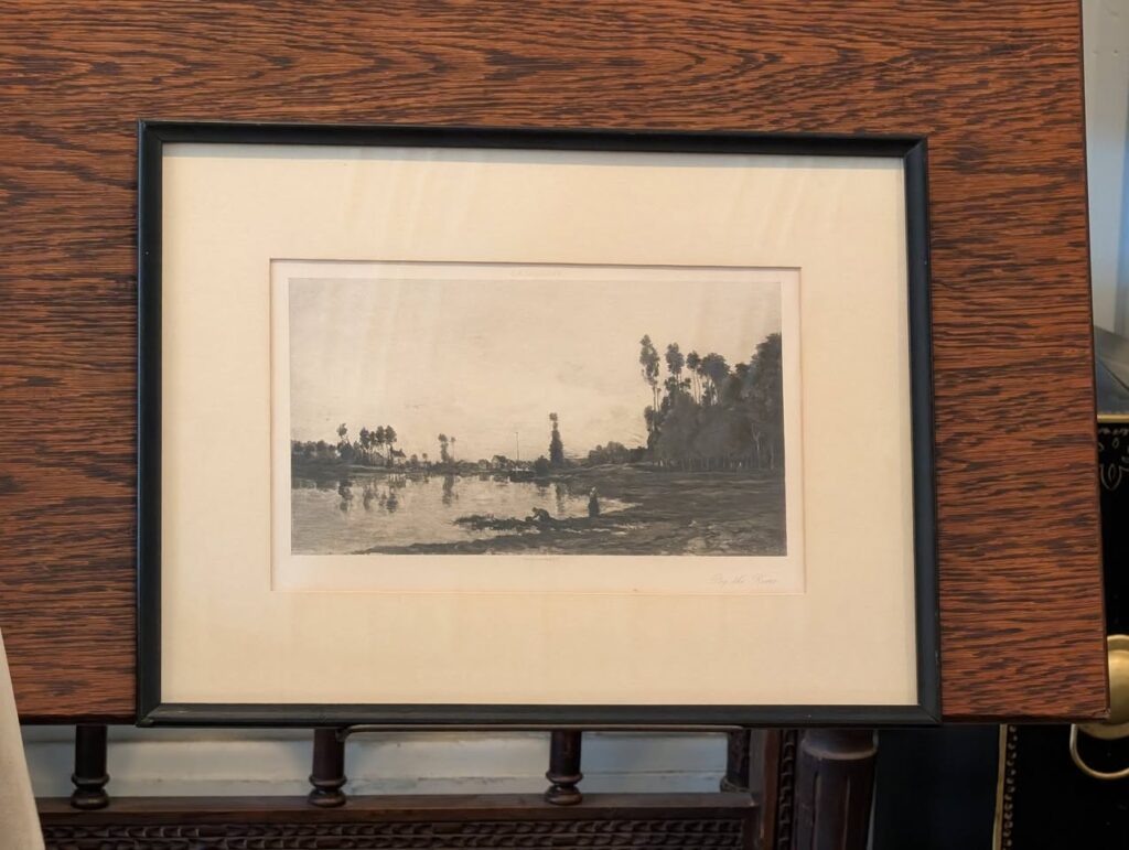 Daubigny Photogravure, By the River