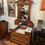 Victorian Marble Top Drop Well Dresser