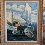 Vintage Coastal Painting