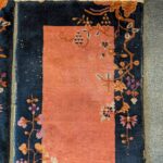 Pair Chinese Art Deco / Peking Rugs, 2′ x 4′.