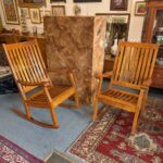 (4) Barlow Tyrie Newport Rocking Chairs with Cushion and Custom Cover.